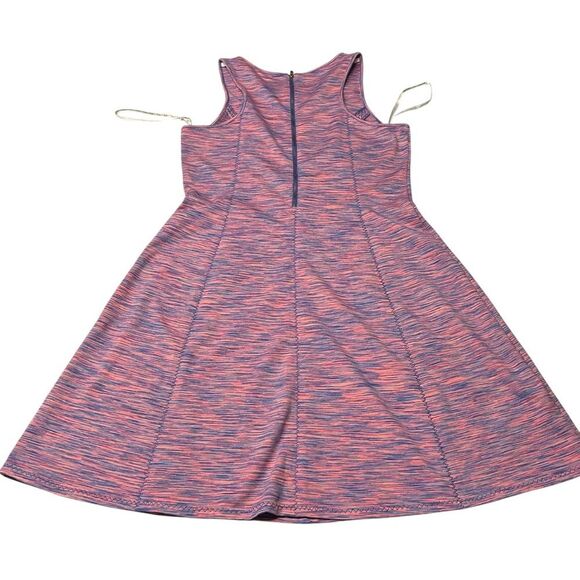 Lilly Pulitzer Size M Runaround‎ Stretch Fit Flare Dress Flamingo Pink Space Dye - Picture 3 of 11